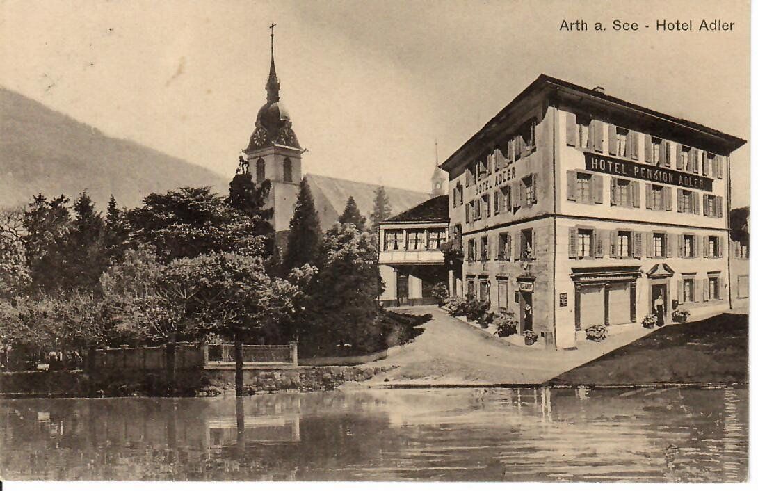 Cartoline postali: Arth am See  1920 – Usato da Hochdorf venduto da Ziegel-16