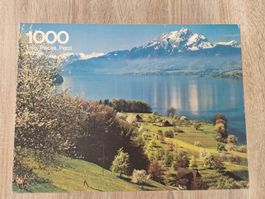 Puzzle Vierwaldstättersee 1000 Teile komplett