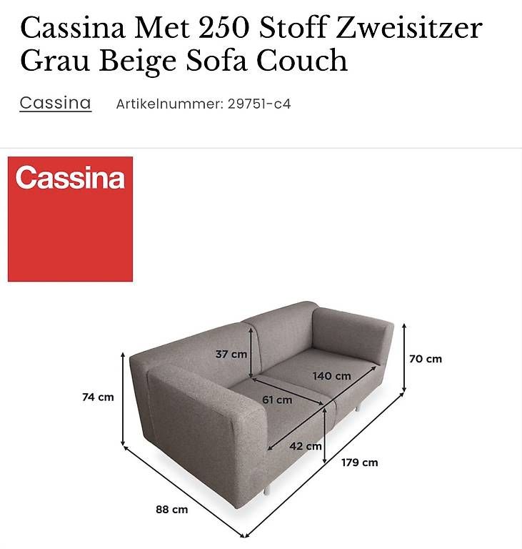 Divani: Sofa Cassina  – Usato da Kappel SO venduto da Stana40 3