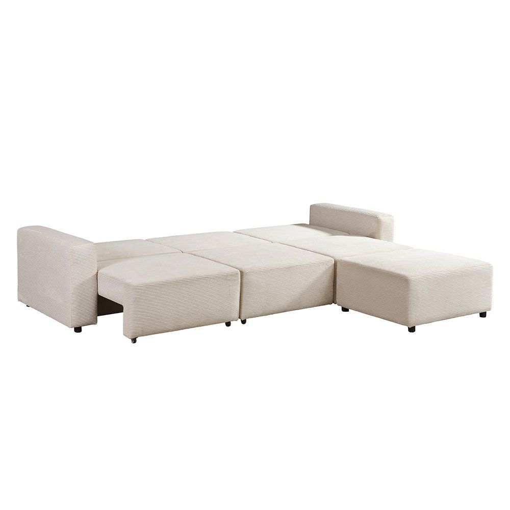 Divani: Modulares Schlafsofa VERA L - 295x168cm Beige – Nuovo e nell'imballaggio originale da Wallenwil venduto da toesstal-vertrieb 6