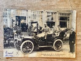 Historische Ansichtskarte Grossfürst Russland Auto Mercedes