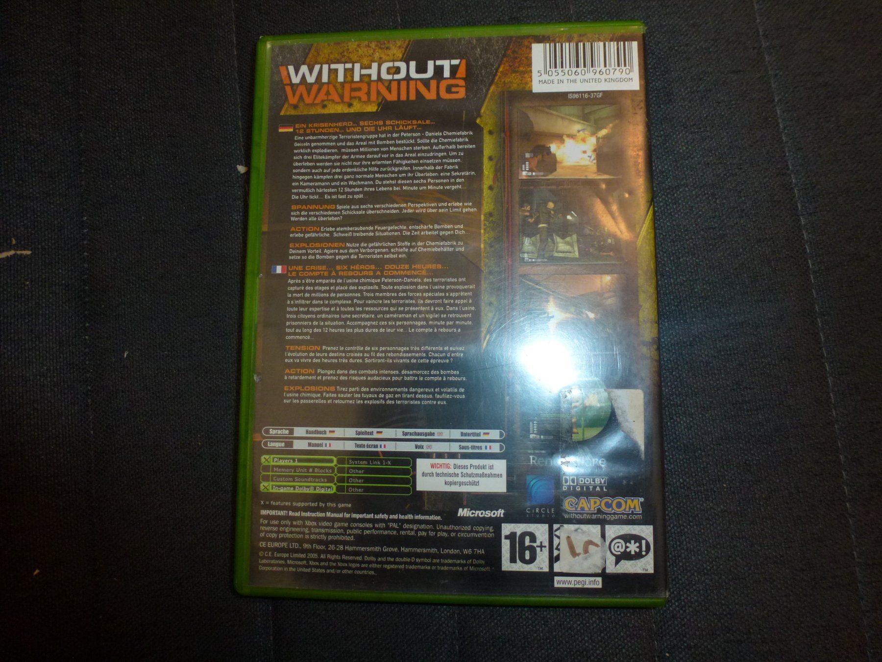 Jeux: Without Warning XBOX Classic – D'occasion à Olten par Disc-Ausverkauf 2