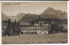 Hotel Sternen Unterwasser um 1912🏨