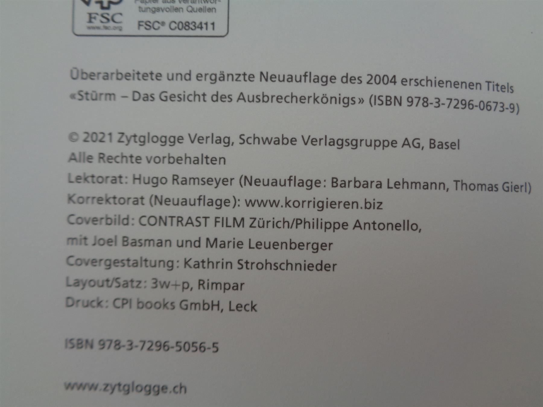 Bücher: Ausbrecherkönig Stürm im Gefängnis – Gebraucht aus Chur von omonia 2