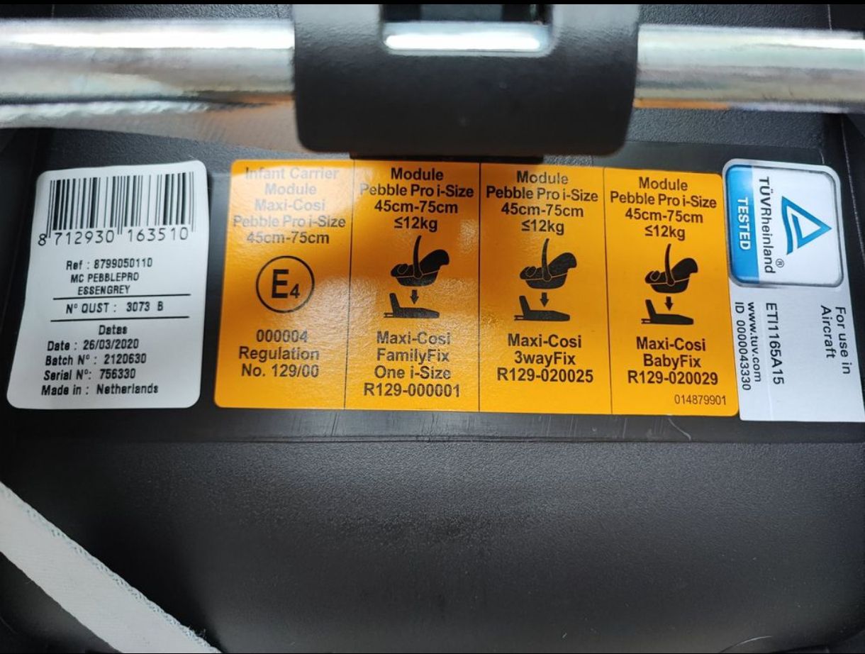 Maxi-Cosi Seggiolini per auto: MAXI COSI Pebble Pro i-Size Babyschale – Usato da Eich venduto da Exige_S 5