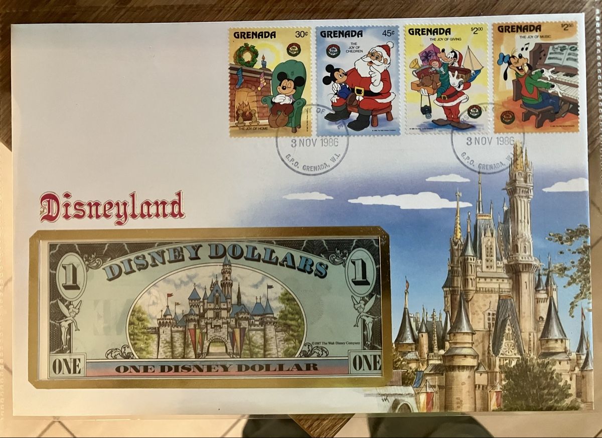 Banconote: Deux Billets Disney dollars – Nuovo e nell'imballaggio originale da Puidoux venduto da lemacos 1