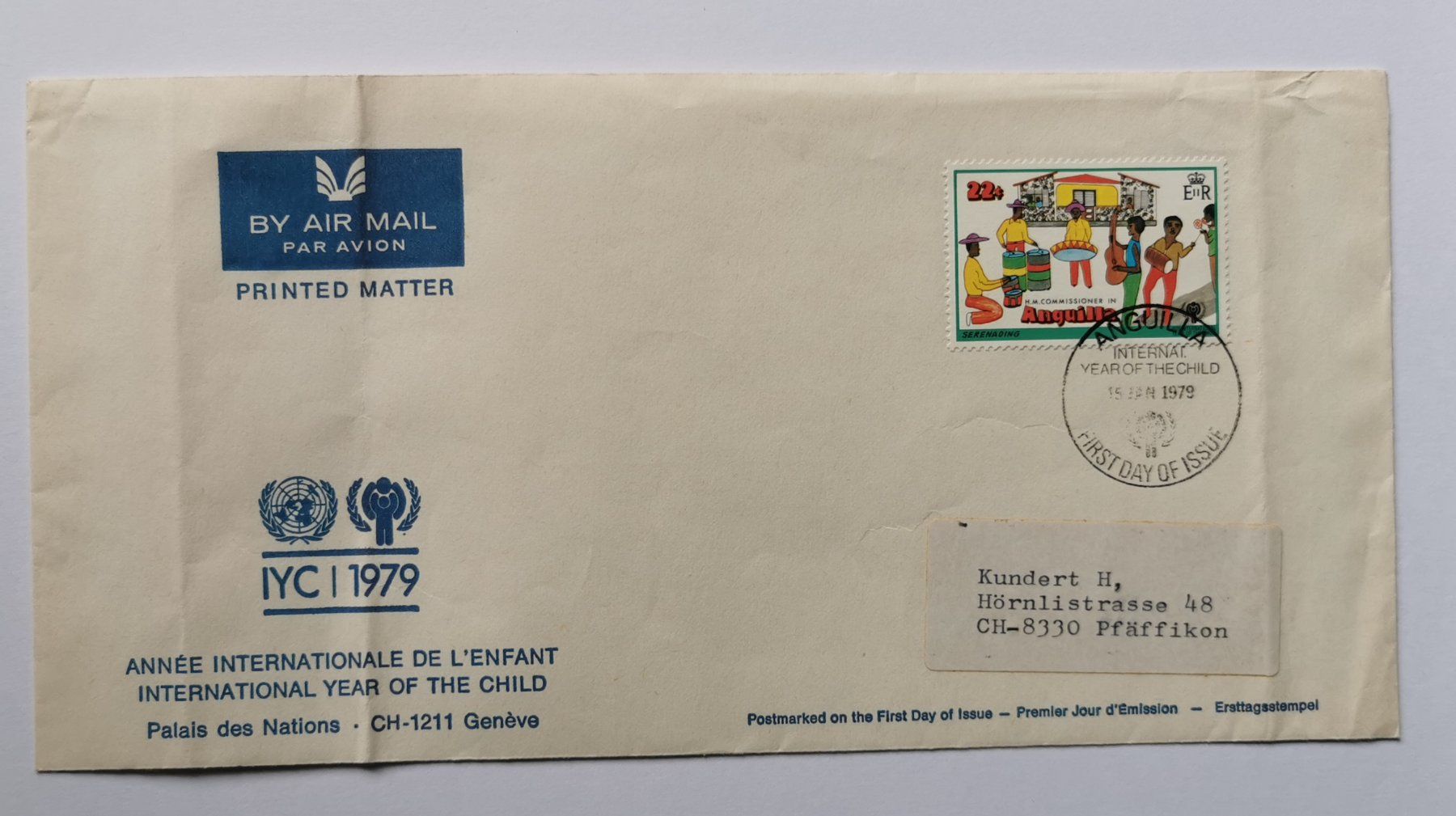 Alle Briefmarken: Anguilla-Beleg 1979 – Gebraucht aus Aadorf von Chnorli-Furz