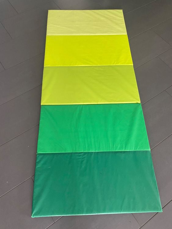 IKEA PLUFSIG Gymnastikmatte Spielmatte Kinder grün 78x185 cm (Gebraucht ...