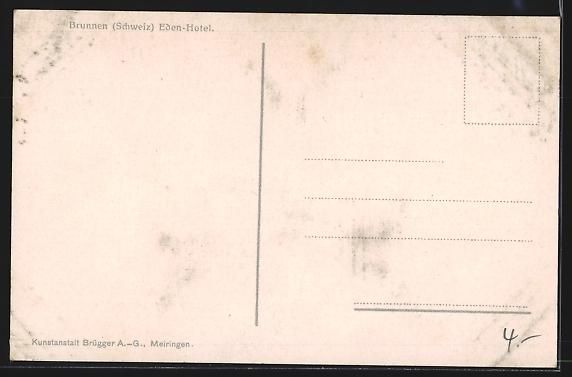 Cartoline postali: AK Brunnen, Eden-Hotel – Usato da Berlin venduto da bartko-reher 1