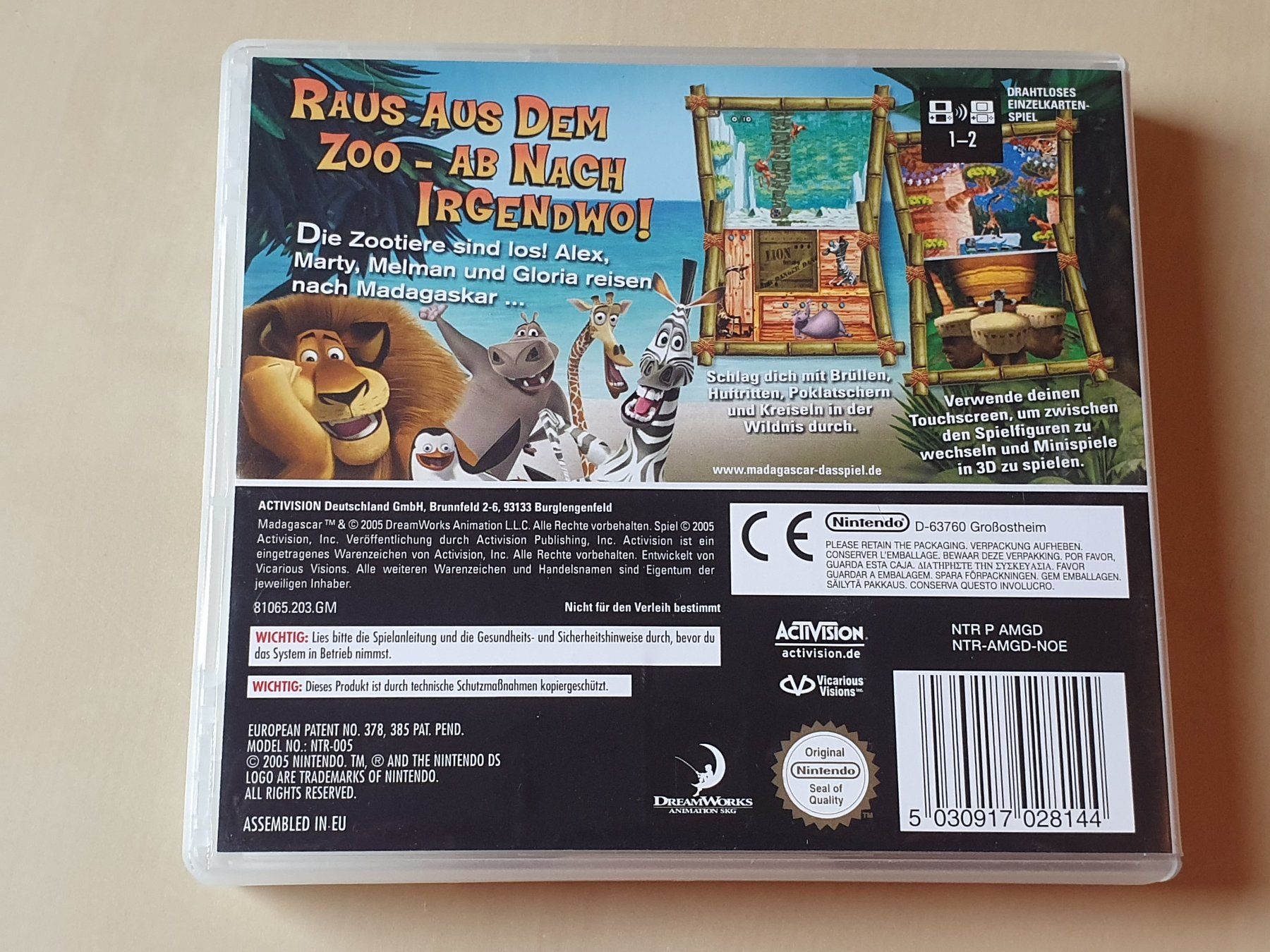 Nintendo Giochi: Madagascar – Usato da Stansstad venduto da collectorsshop 1