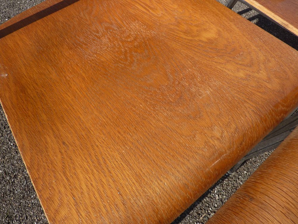 6 Stühle Holzstühle Stapelstühle Seminarstühle stapelbar 4