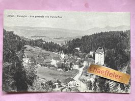 2603 Valangin. - Vue générale et le Val-de-Ruz