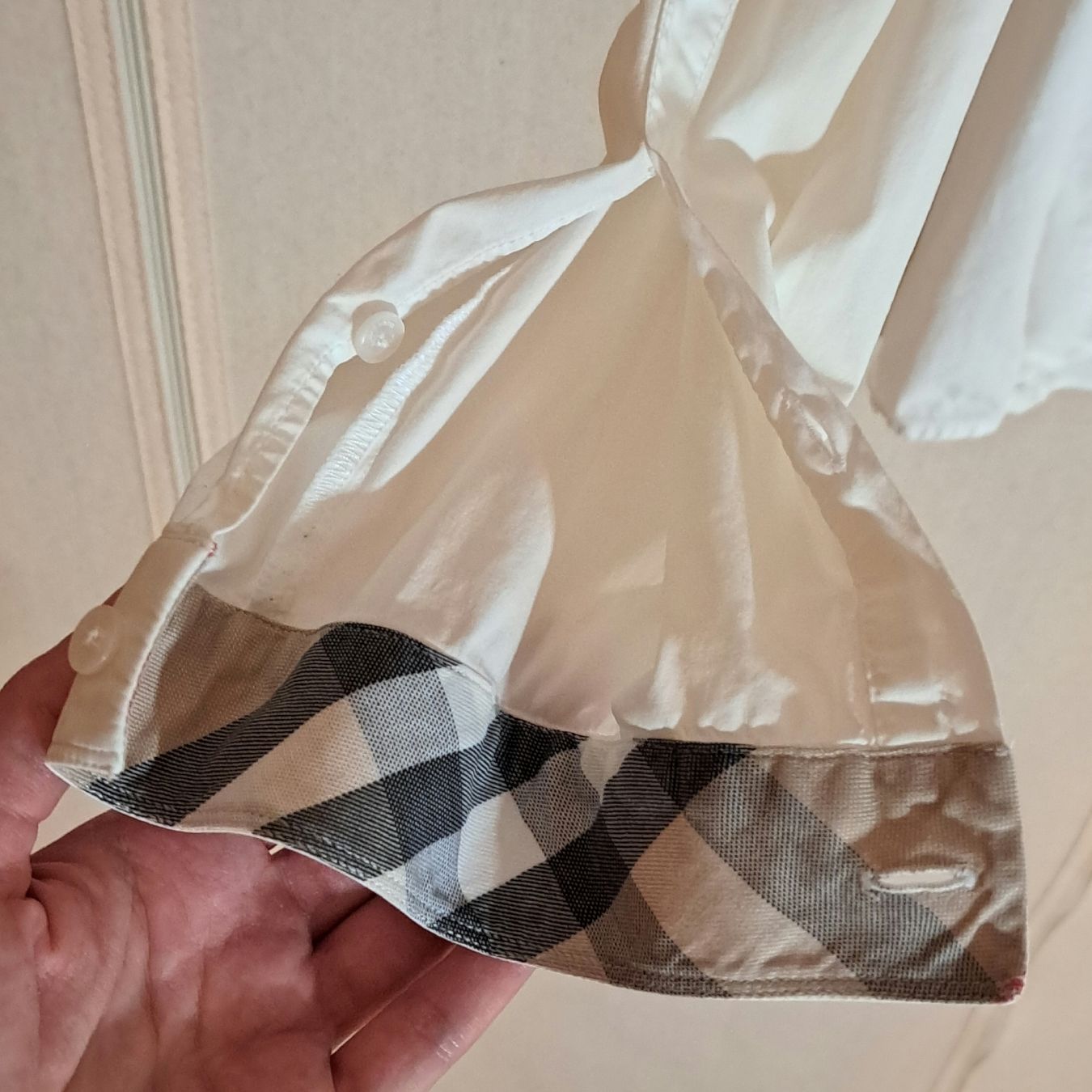 Burberry Camicette: Burberry Brit Bluse weiss – Nuovo (secondo la descrizione) da Richterswil venduto da Viorella 7