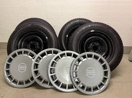Original Volvo 15" Winterräder Stahlfelgen V70 850 960 II