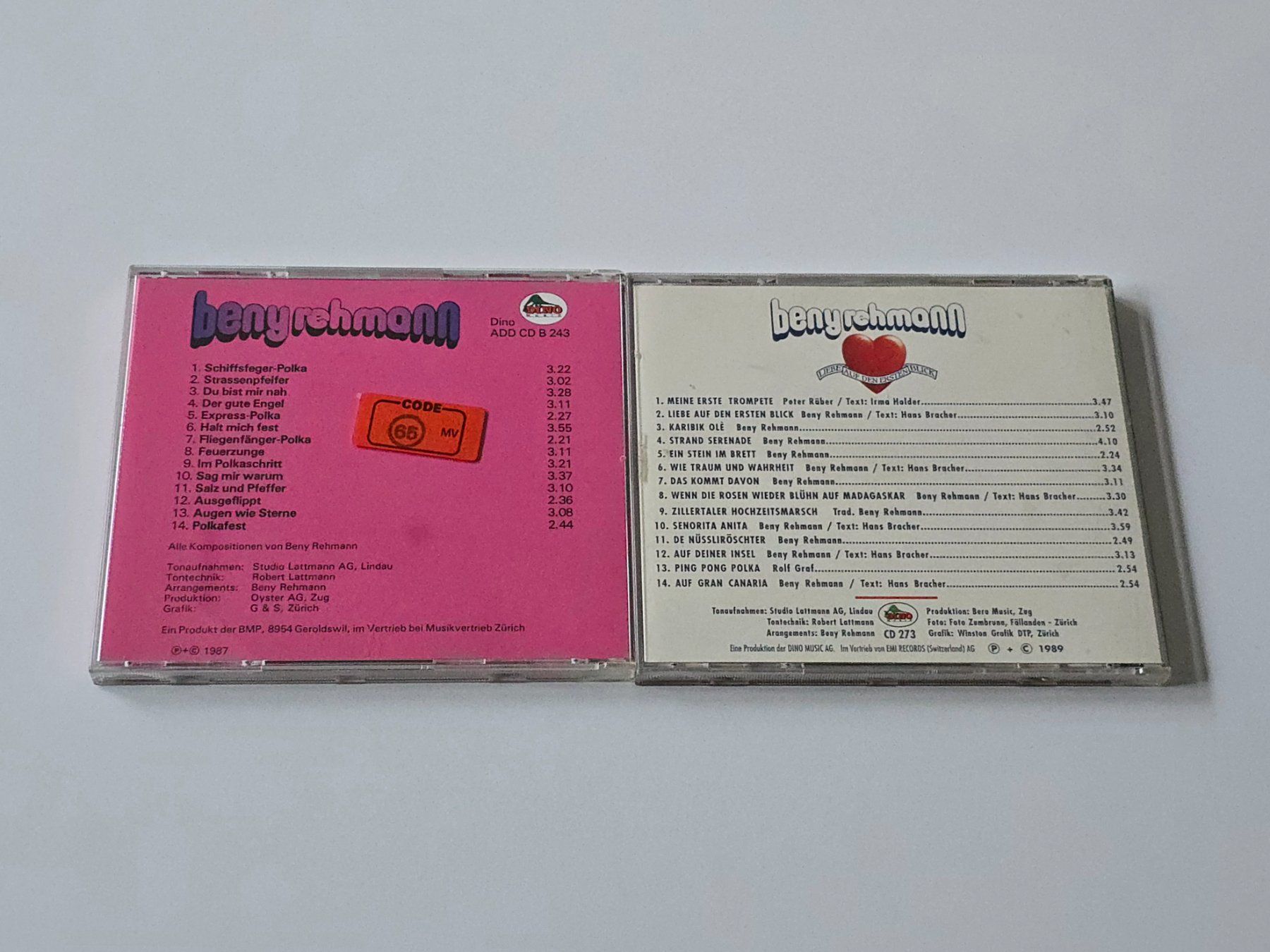 CD: 2 CD Beny Rehmann – Usato da Dättlikon venduto da Wundertuete_ 1