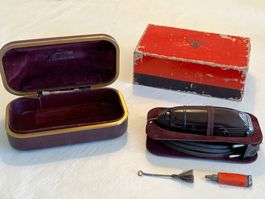 ✨ Rasoir vintage Sunbeam Shavemaster 1940 + boîte cuir 💎