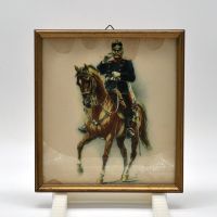 Kleines Bild General Wille zu Pferd
