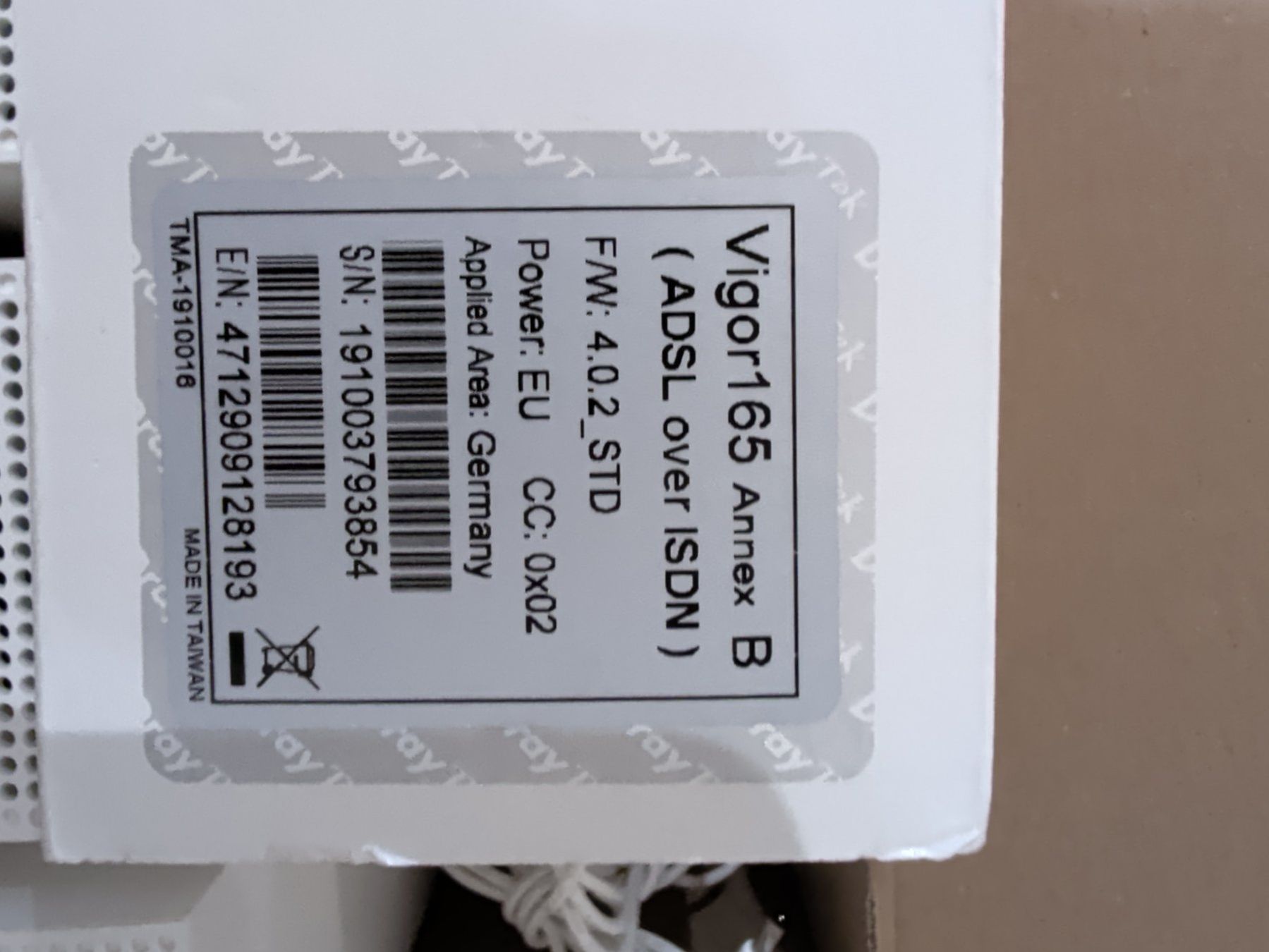 Draytek Modem & Router: DrayTek Vigor 165 VDSL2 Annex B modem – Nuovo (secondo la descrizione) da Kilchberg ZH venduto da rod_w62c 5