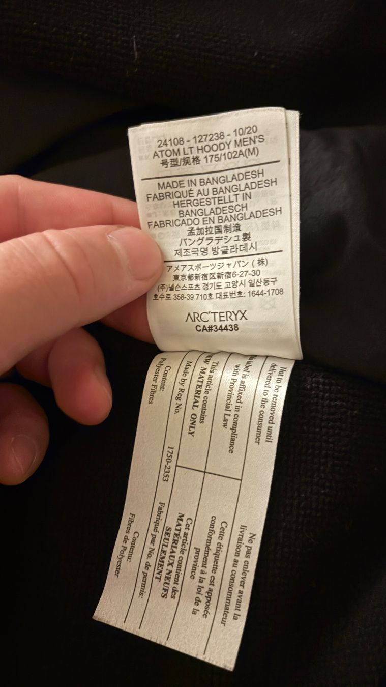 Arcteryx Giacche: ARC'TERYX Atom Hoody, M – Usato da Altdorf UR venduto da mede11 4