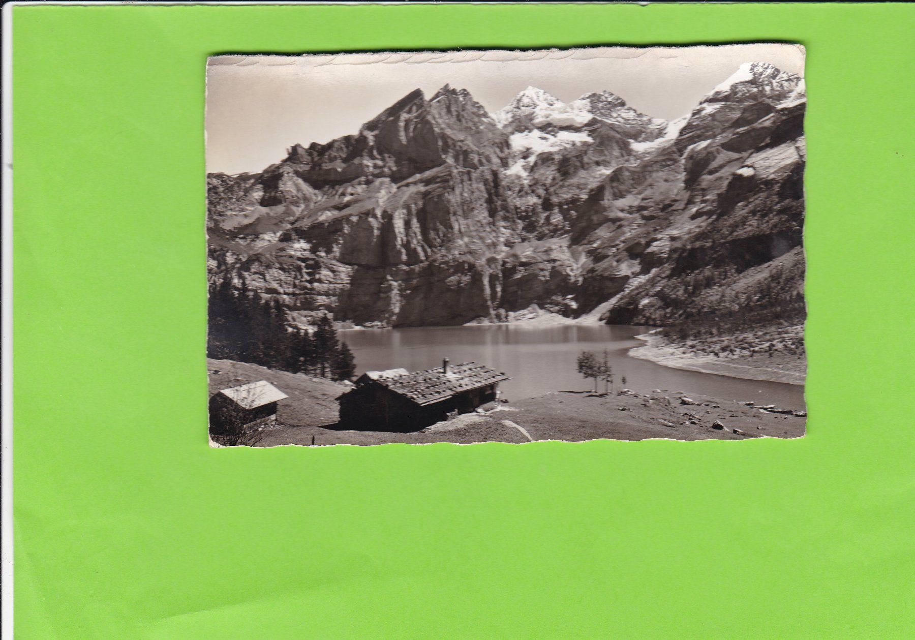 Cartoline postali: Oeschinensee und Blümlisalp – Usato da St. Peterzell venduto da neckertal