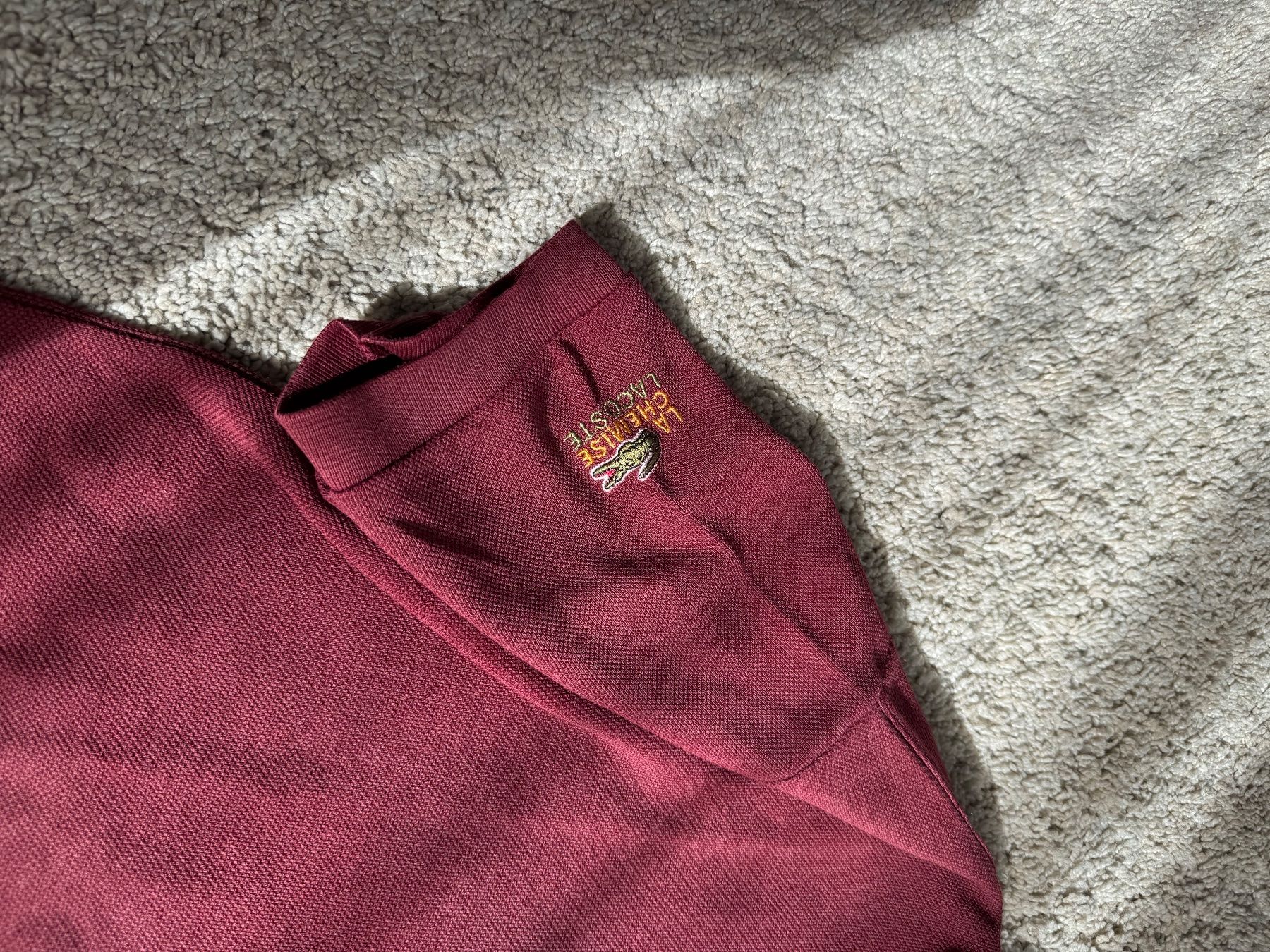 Lacoste Magliette Polo: Lacoste Polo rot Grösse L – Usato da Basel venduto da olo..ir 5