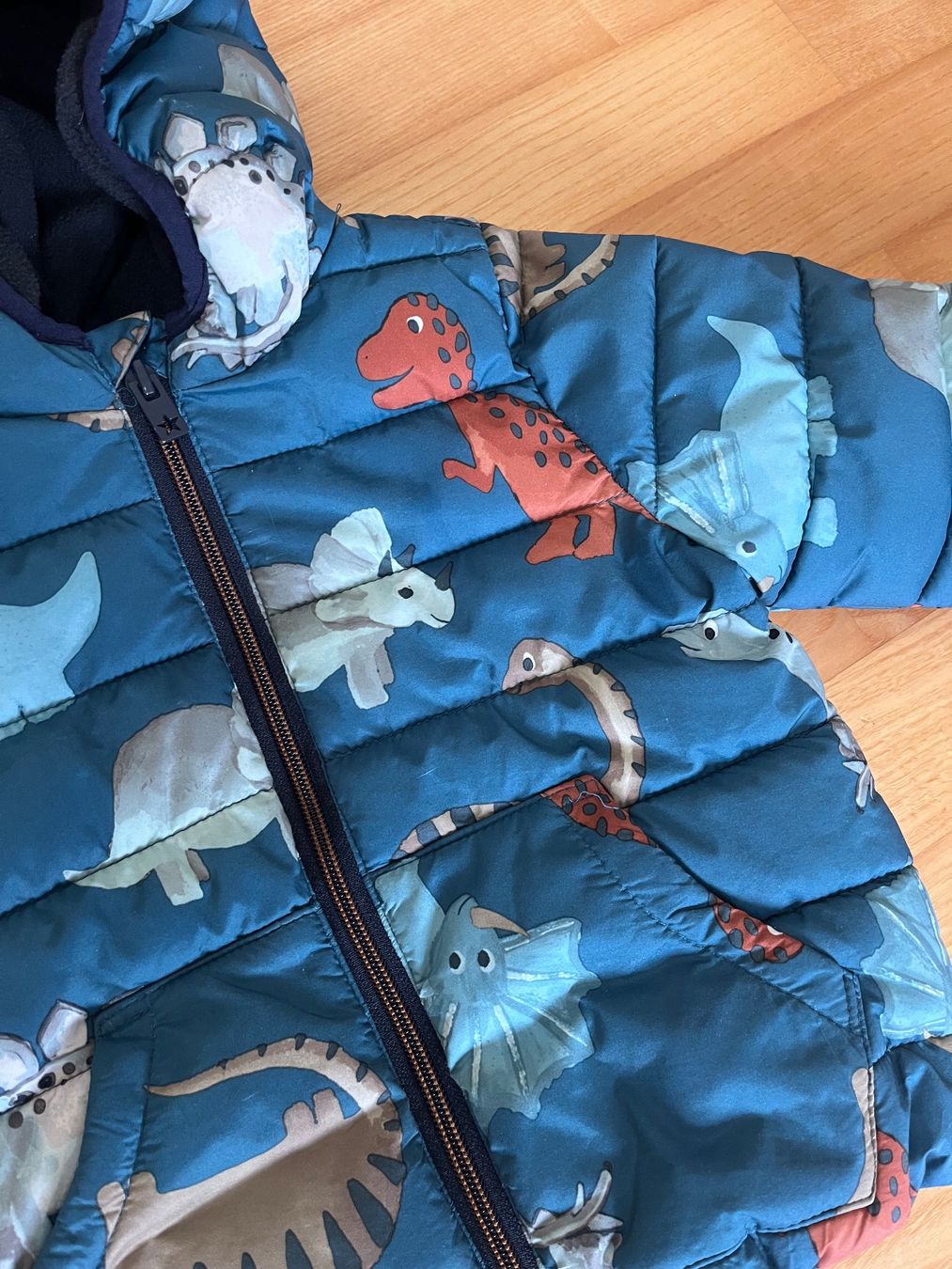 Jacken & Mäntel: Süsse Dino-Jacke in Grösse 80 – Gebraucht aus Riedholz von Charlie_2007 3