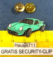 PORSCHE 911 TURBO AUTO PIN GEPRÄGT LACKIERT VINTAGE