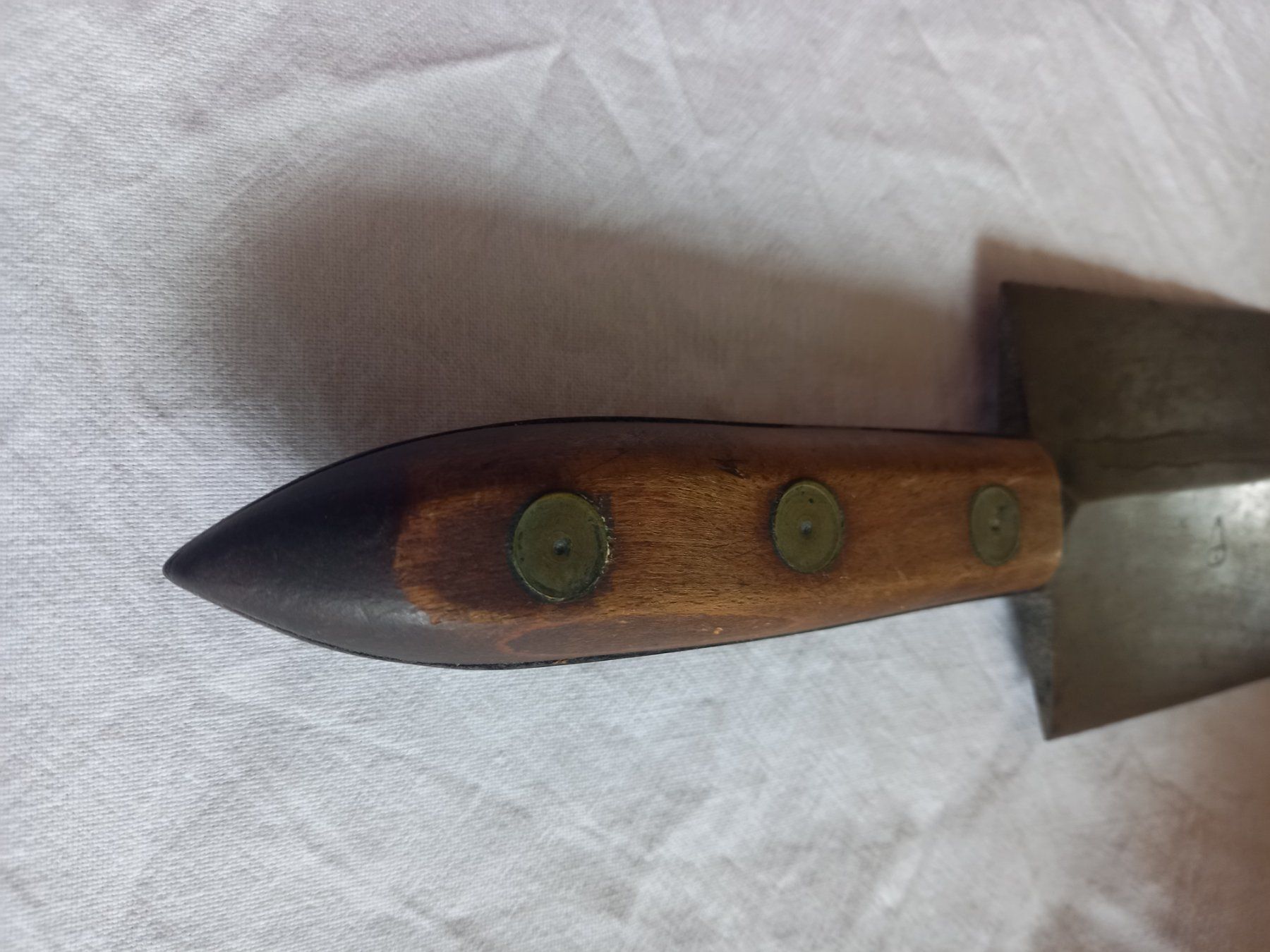 Tutti gli attrezzi: Feuille ancienne de boucher, couperet, Talabot – Usato da Rossens FR venduto da Souris1 3