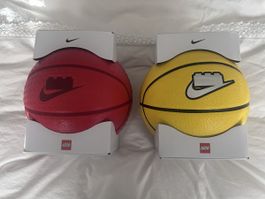 Set Rar 2 Nike LEGO Basketbälle rot gelb Grösse 7 neu in OVP