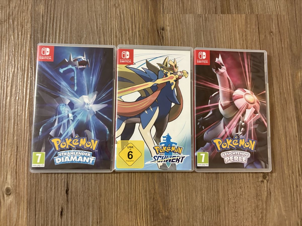 Nintendo Giochi: Pokemon Strahlender Diamant Leuchtende Perle Switch – Usato da Scheuren venduto da alroth