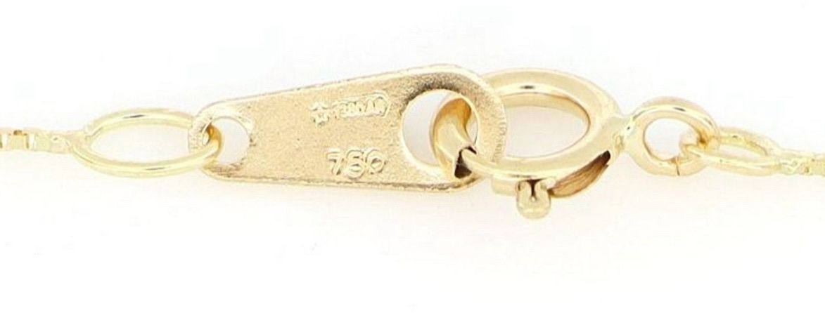 Ketten: 18K Gelbgold Collier mit 0.1ct Diamant – Neu (gemäss Beschreibung) aus Untersiggenthal von TimeandShine 2