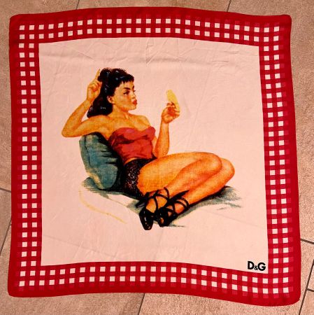Dolce & Gabbana Seidenschal 58*58 cm