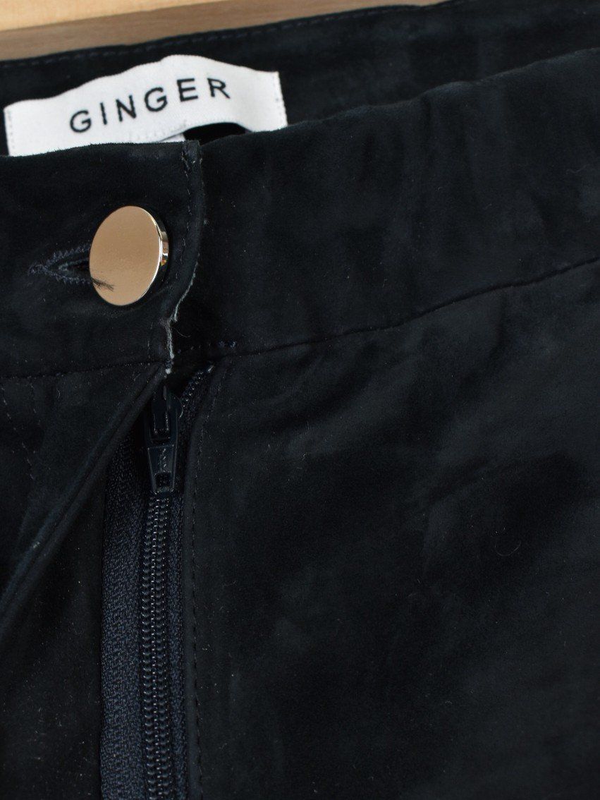 Pantaloni: Ginger Lederhose, Wildleder, schwarz, Grösse 36 – Usato da Nürensdorf venduto da 2ND_STORY 4