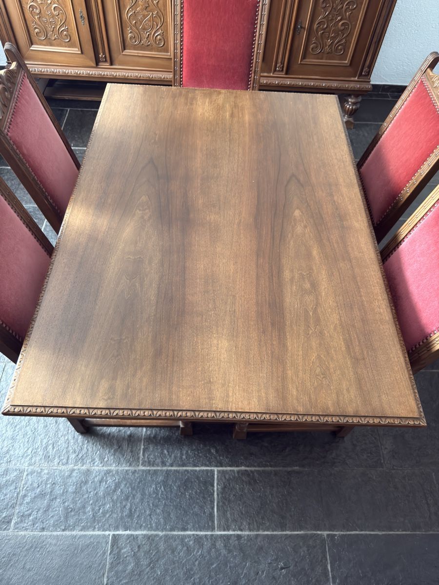 Set di tavolo e panche: Antike Esszimmergarnitur, 6 Stühle – Usato da St. Margrethen SG venduto da UrsWerner19 4