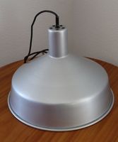 Vintage Aluminium Industrie Deckenlampe, für Glühbirne E27