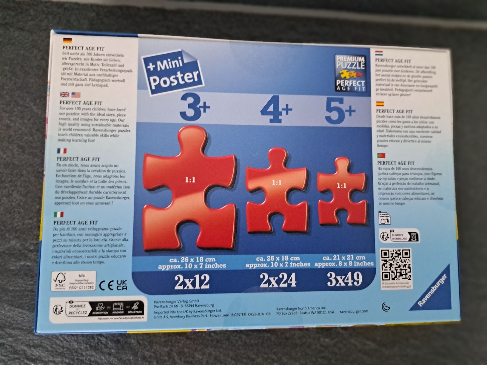 Ravensburger Puzzle: Ravensburger Puzzle 2x12 Teile, Neu, Originalverpackt – Nuovo e nell'imballaggio originale da Weisslingen venduto da Horvi_09 1