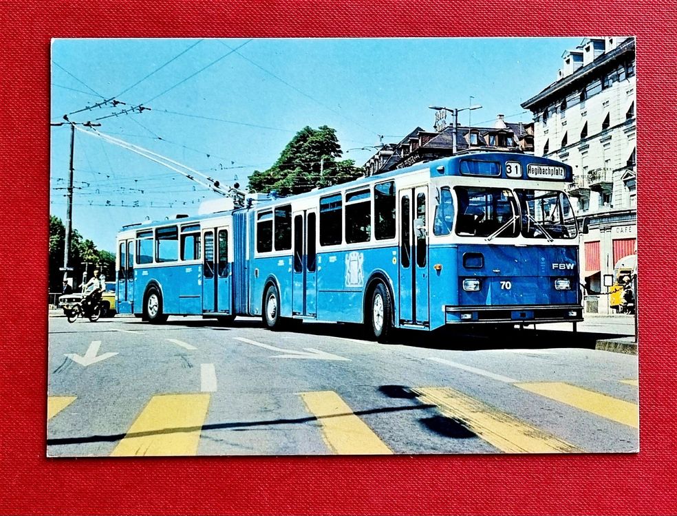Zürich Verkehrsbetriebe Trolleybus FBW Kaufen auf Ricardo