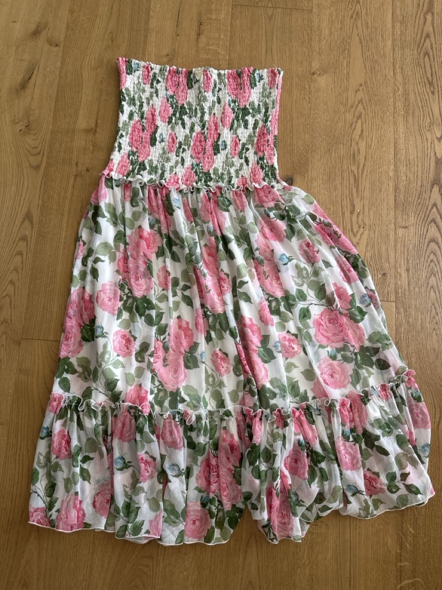 Twinset Vestiti: Kleid mit Rosenmuster von Twinset L – Nuovo (secondo la descrizione) da Hergiswil NW venduto da SilSa