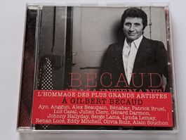 CD Album hommage à Gilbert Bécaud 