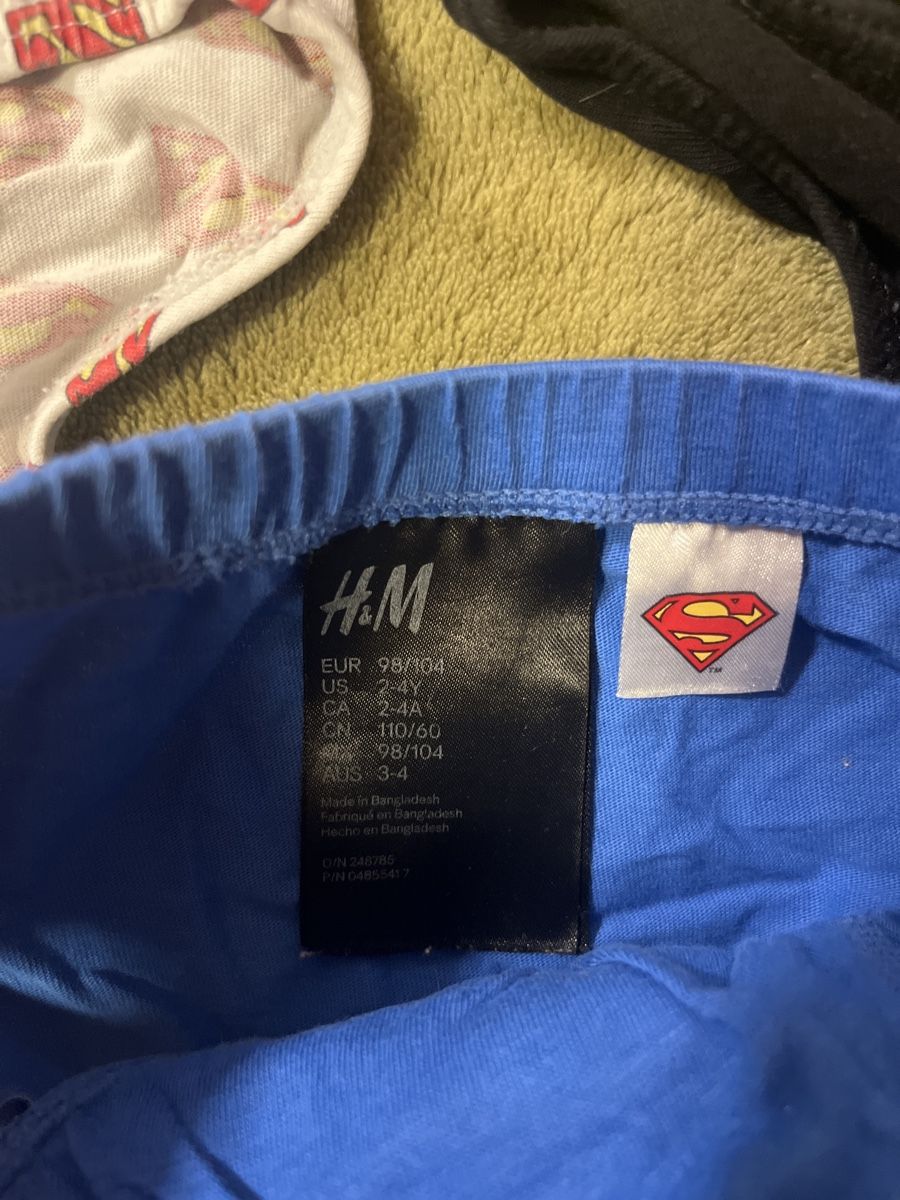 H&M Unterwäsche: 5x Superman & Batman Unterhosen Gr. 98/104 – Gebraucht aus Kaisten von Wavechip 1