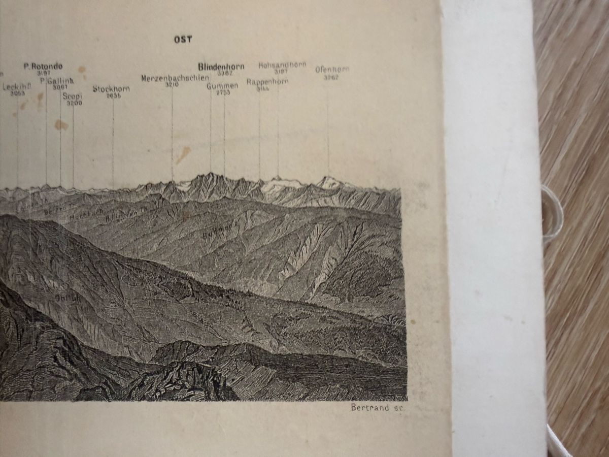 Foto & Immagini: Panorama vom Eggishorn mit Gletscher Grösse: 70cmx18cm  – Usato da stans venduto da zie_m2nf 6