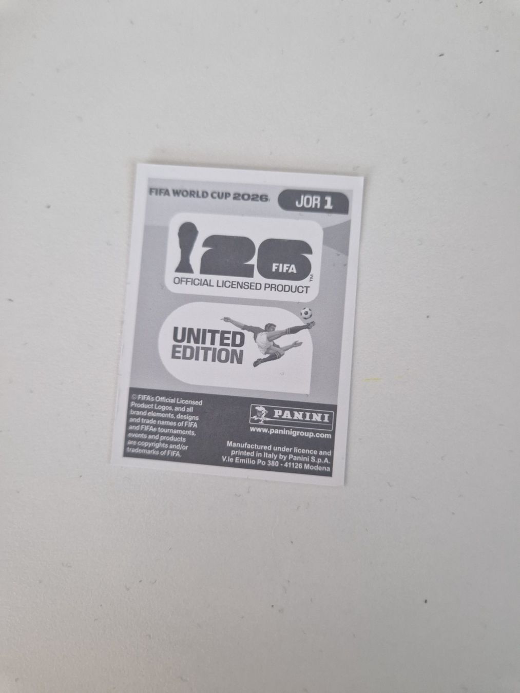 Panini Sammelbilder & Trading cards: Panini Sticker JOR1 – Neu (gemäss Beschreibung) aus Stüsslingen von white_angel86