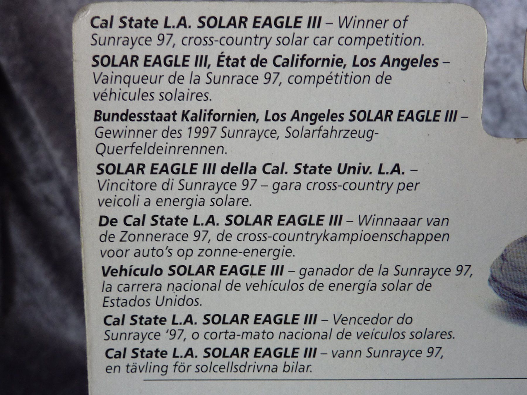 Hot Wheels Modellautos: Action Pack Solar Eagle III  1:64 – Neu und originalverpackt aus Dürrenäsch von Cobra1ch 6