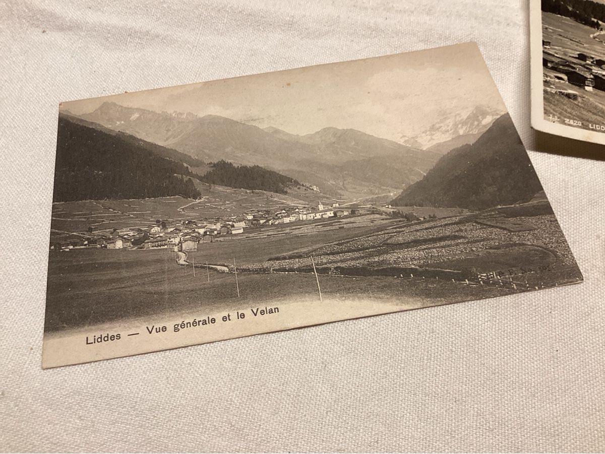 Cartoline postali: LIDDES 4 pièces  dés 1833 en lot – Usato da Luc (Ayent) venduto da Rebouille 1