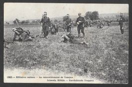 Militärkarte Vorrückende Truppen