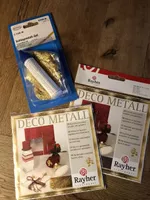 SALE! Schlagmetall-Set, Deco Metall in GOLD