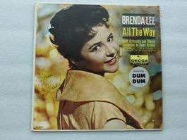 VINYL  LP BRENDA LEE mit ORIGINAL UNTERSCHRIFT
