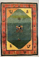 Wunderschöner Orientteppich Gabbeh 200x120.cm