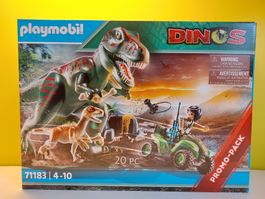 PLAYMOBIL 71183 Dino - Dinosaurier T-Rex Angriff + Quad- NEU