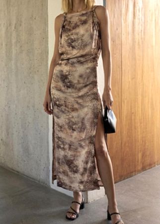 Zara Kleid, Grösse L, Animal Prinz, Viskose - Versand 9.-